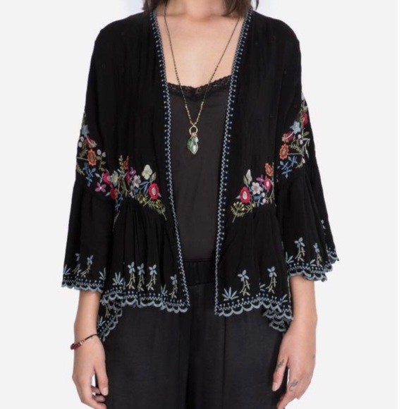 Johnny Was Aidan Ruffle Jacket NEW - Picture 7 of 9